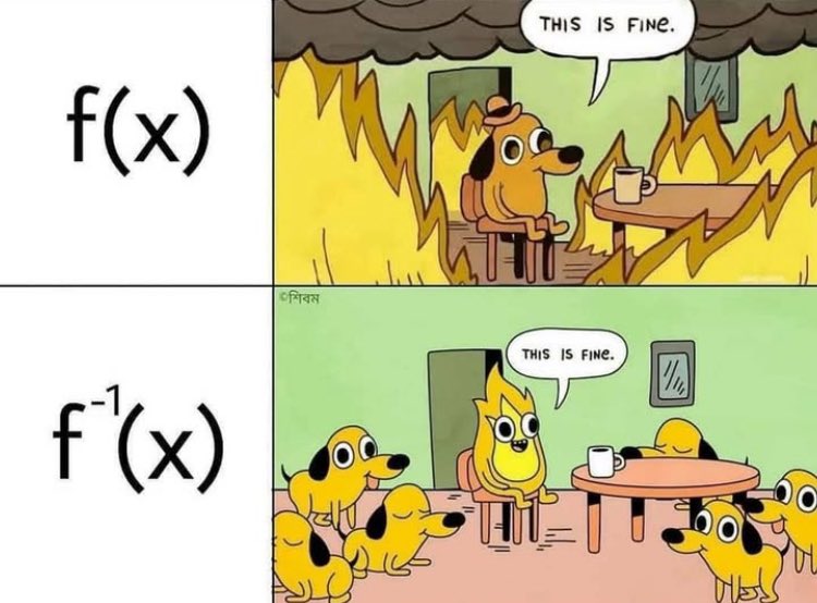 Inverse function be like