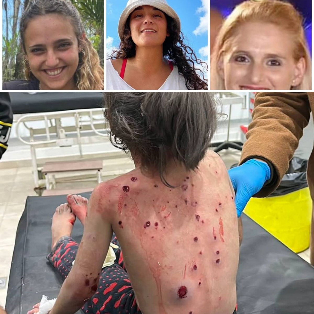 Degli ostaggi israeliani sappiamo tutto, perfino il titolo di studio. Dei bambini Palestinesi, che fino a ieri nonostante l'accordo di cessate il fuoco raggiunto venivano fatti a scolapasta, niente di niente. Come se non esistessero. Ve ne dovete andare a fanculo, pennivendoli!