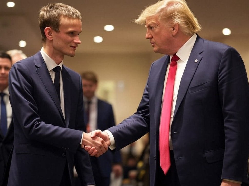 Haters will say it Ai but big moves will be made!

<a href="/realDonaldTrump/">Donald J. Trump</a> <a href="/VitalikButerin/">vitalik.eth</a>
