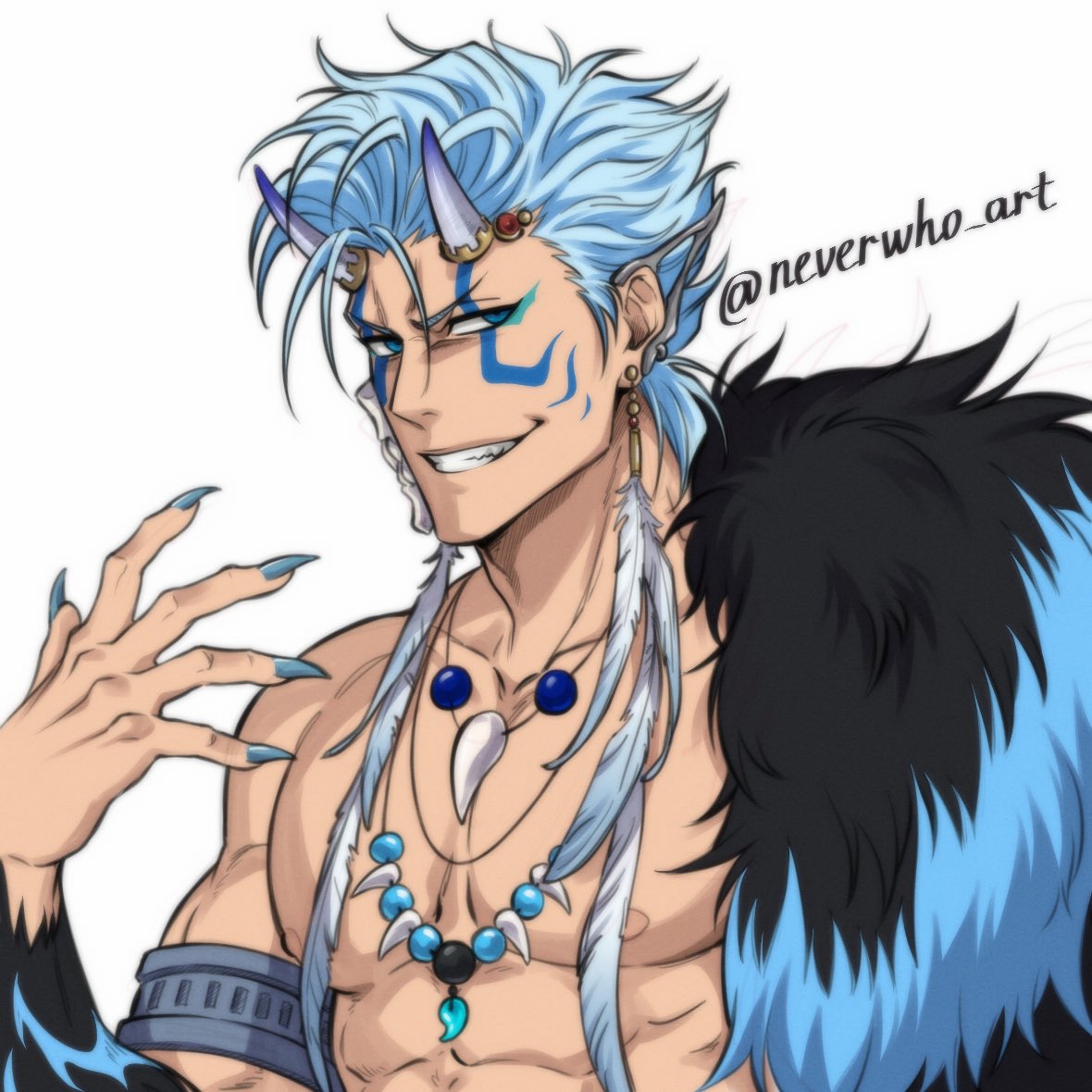 A quick sketch with a kitty 🫰🏻💜

#BLEACH_anime #BLEACH #grimmjow #Grimmjow