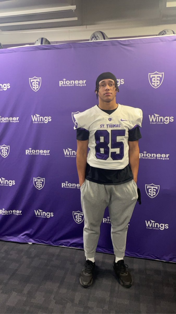 Ty Sanchez-Evans (@evans54t) on Twitter photo Had a great time on my junior day visit, thanks coach <a href="/BrandonLabath/">Brandon Labath</a> and <a href="/UST_Football/">St. Thomas Football</a> for having me. Can’t wait to be back on campus! Had a great time on my junior day visit, thanks coach <a href="/BrandonLabath/">Brandon Labath</a> and <a href="/UST_Football/">St. Thomas Football</a> for having me. Can’t wait to be back on campus!