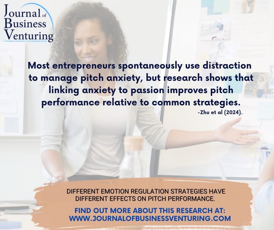 💡 Recent research shows that those who are able embrace their anxiety and link it directly to their passion can outperform those who rely on distraction techniques during high-pressure entrepreneurial situations.

Findings here:  sciencedirect.com/science/articl…

#JBV #Entrepreneurship
