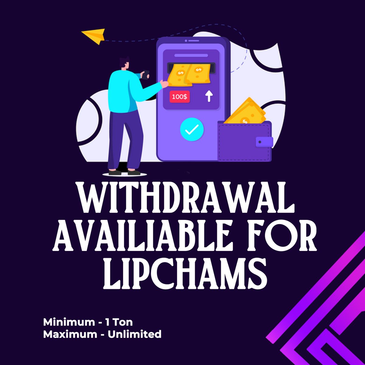 theliploop's tweet photo. #TON withdrawal is available.

Earn up to 1 Ton.

Refer to earn
Perform task to earn

$TON is available for you.

#LIP https://t.co/3bf49CM82L