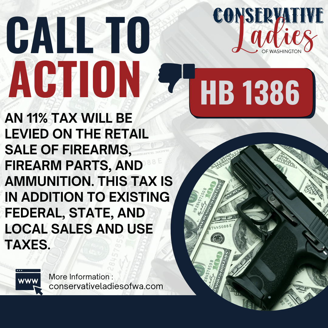 CLofWashington's tweet photo. 🚨CALL TO ACTION🚨

Add to our list of #2ATuesday citizen disarmament bills...HB 1386 creates an 11% tax on firearms, firearm parts and ammo. This is on top of all other taxes.

Register your opposition by signing in CON here: https://t.co/x8eCBlq1ca https://t.co/jESsNf5Cin