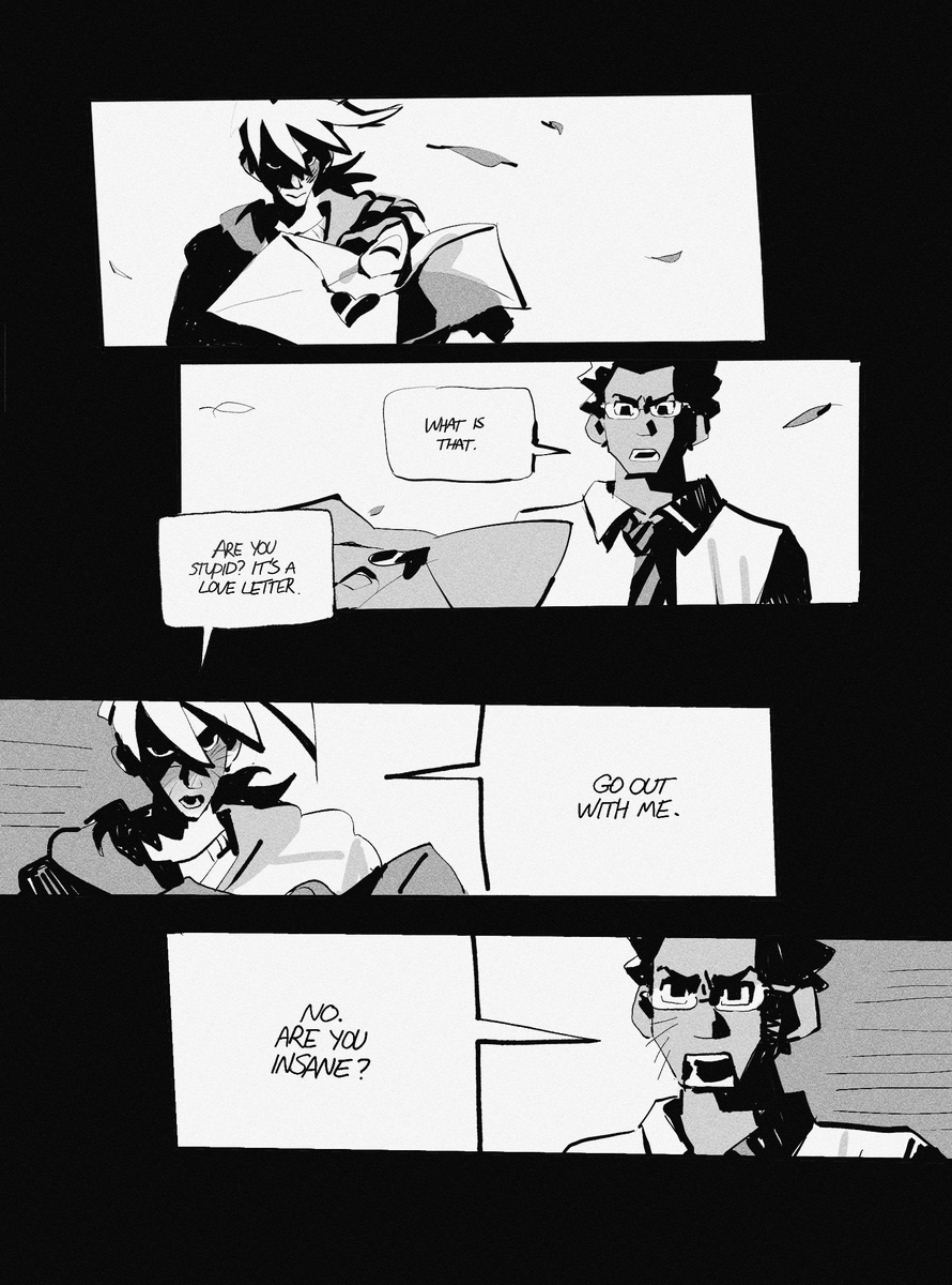 thinking about nerd/delinquent yuri. sorry. 