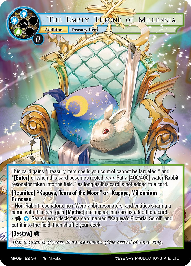ForceOFWill_ES's tweet photo. ¡Spoilers de #MP02, "Fates Reunited", la segunda Masterpiece Collection de #FowTcg! ¡Con esto finalizan los spoilers! ¡Esperamos que disfrutéis de MP02!
Visualiza todos los spoilers en el siguiente enlace: https://t.co/tolxLPjLRR https://t.co/nHocvfE2J1