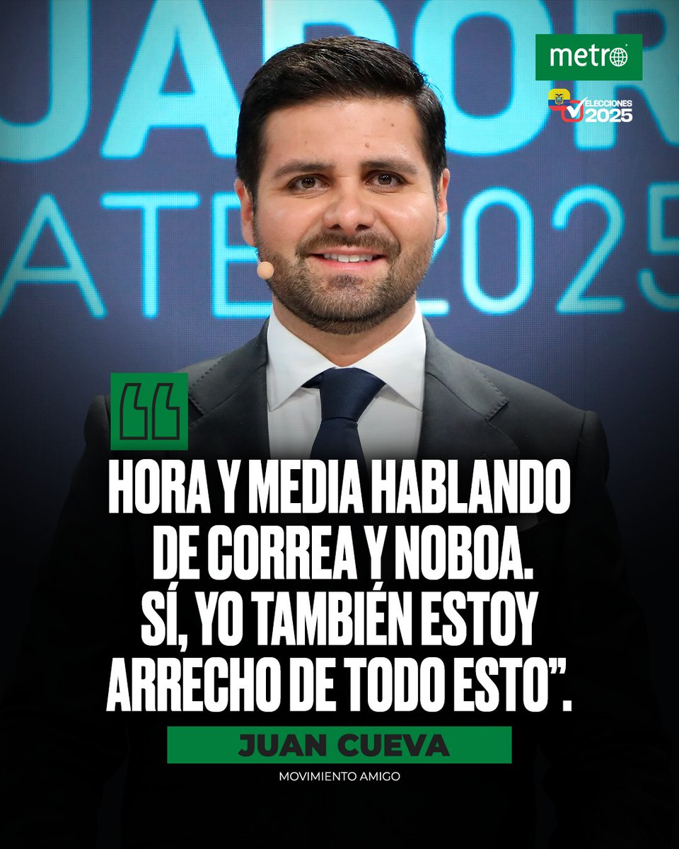Revise lo que expuso Juan Cueva en el #DebatePresidencial2025: acortar.link/G78Uou