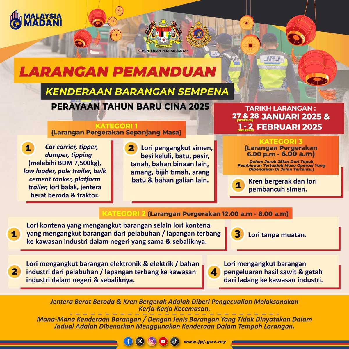 Kementerian Pengangkutan Malaysia tweet media