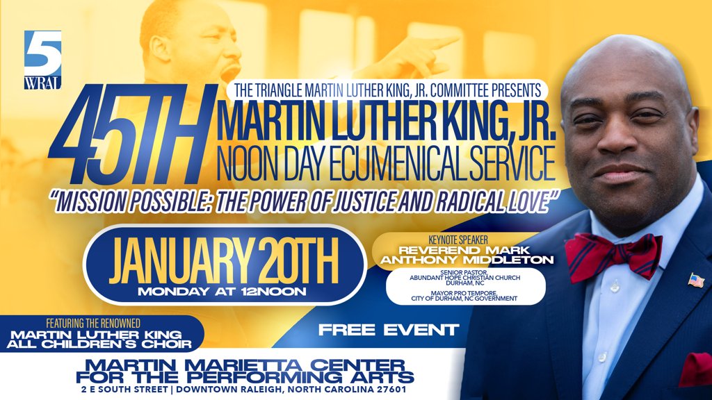 Looking forward to a great MLK Celebration.