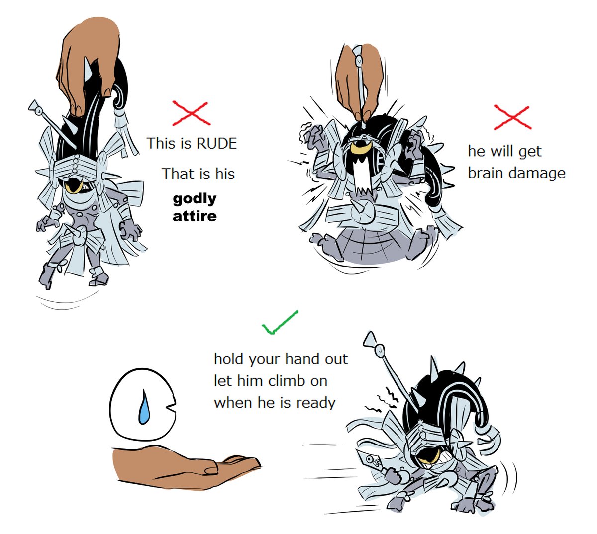 how to hold Itztlacoliuhqui: a guide