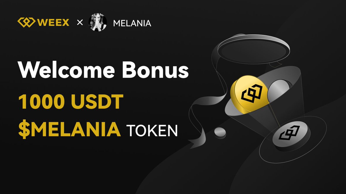 WEEX_Official's tweet photo. 🎉 Claim a $1,000 Bonus in #MelaniaMeme @MELANIATRUMP Token! 🎉

How to join:
1️⃣ Follow @WEEX_Official + Tag 3 friends
2️⃣ Register: https://t.co/I0MrQwgq0R
3️⃣ Deposit ≥200 USDT & complete a futures trade
4️⃣ Comment WEEX UID + Solana wallet address for #MELANIA Token

🔥 Breaking News: WEEX Futures has officially launched #MELANIA - 1/20 01:45 UTC+0

#WEEX #MelaniaToken #MelaniaMeme #TRUMP 
#WXT