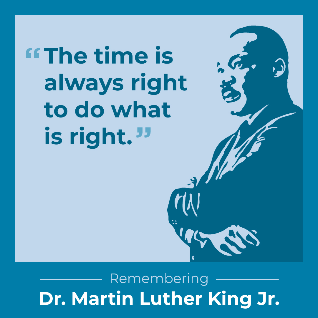 Our offices are closed today in honor of Martin Luther King, Jr. Day. We will resume normal hours tomorrow.