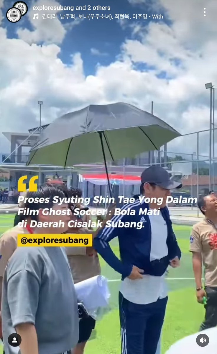 constantane's tweet photo. Agak kaget &amp; aneh juga, Coach Shin Tae Yong syuting film Ghost Soccer : Bola Mati terus lokasinya di Subang plus lokasi desanya di tempat daku kerja 😂🤣 https://t.co/Titm0wklTd