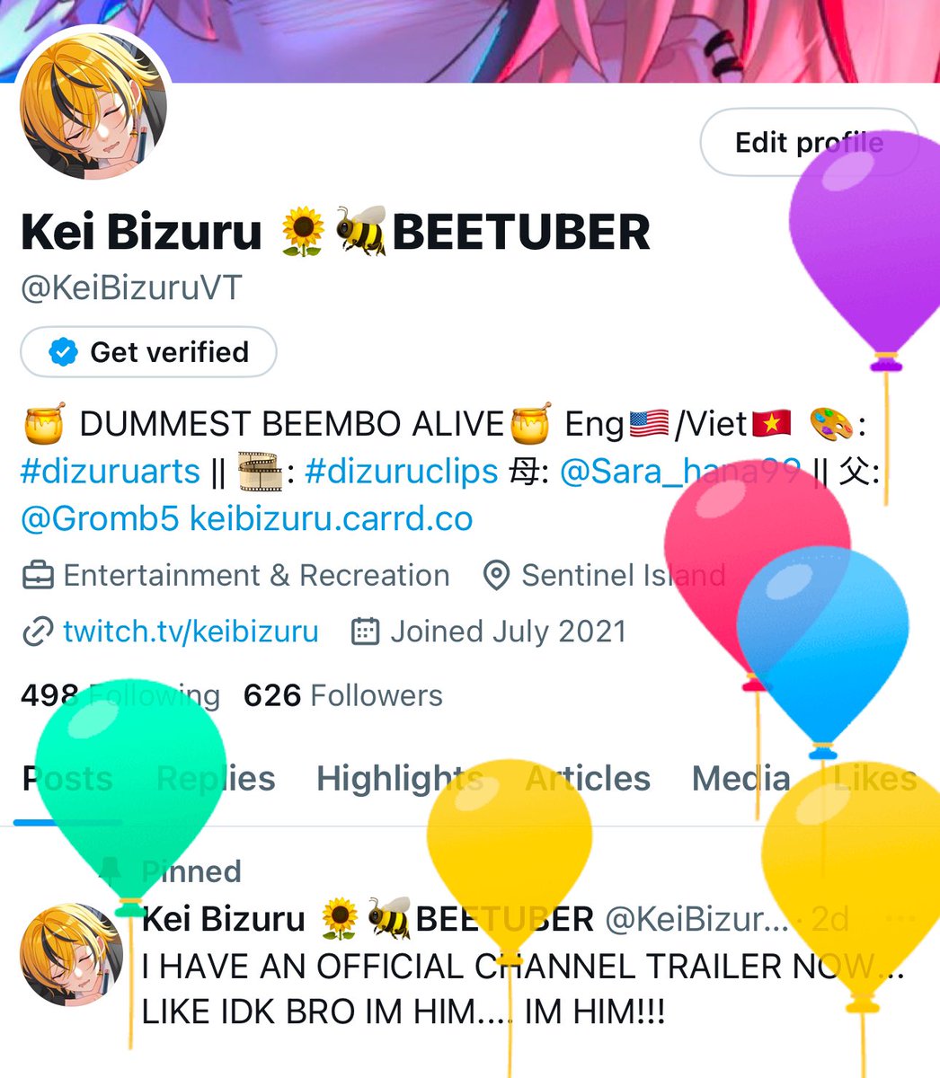Kei Bizuru 🌻🐝BEETUBER tweet media