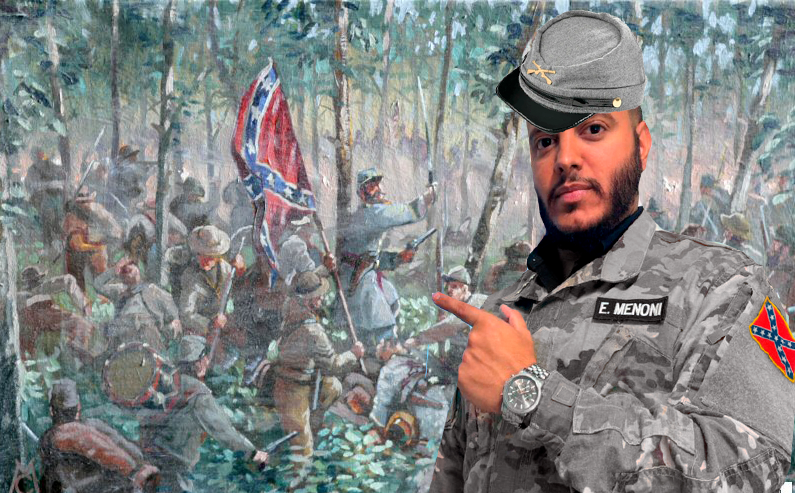 John_Blackie22's tweet photo. 🚨| DURO GOLPE AL PROGRESISMO
Eduardo Menoni se ha ofrecido como voluntario en infantería de Virginia para pelear por los derechos de los Estados del Sur.
¿Apoyas esta contundente medida contra la agenda 2030 y el comunista Abe Lincwoke? https://t.co/262wcC5Aic