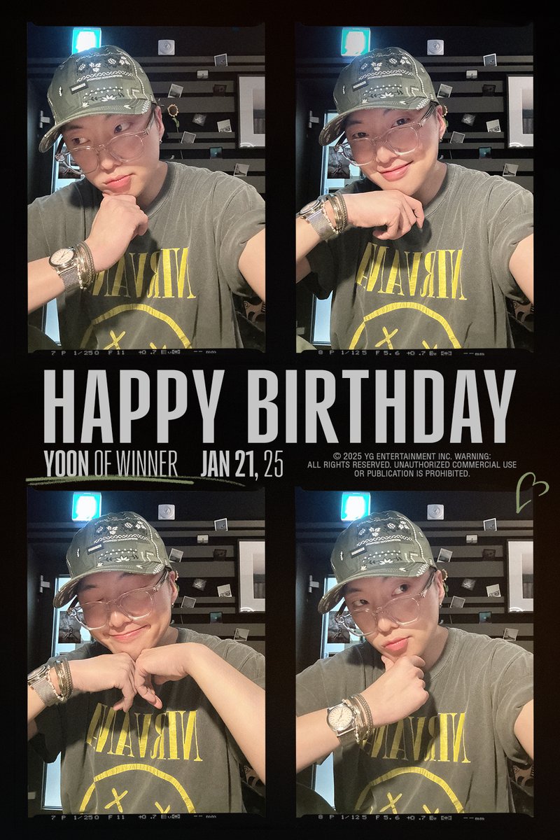 [YOON] HAPPY BIRTHDAY 🐣

#WINNER #위너 #YOON #강승윤 #HAPPYBIRTHDAY #20250121 #YG