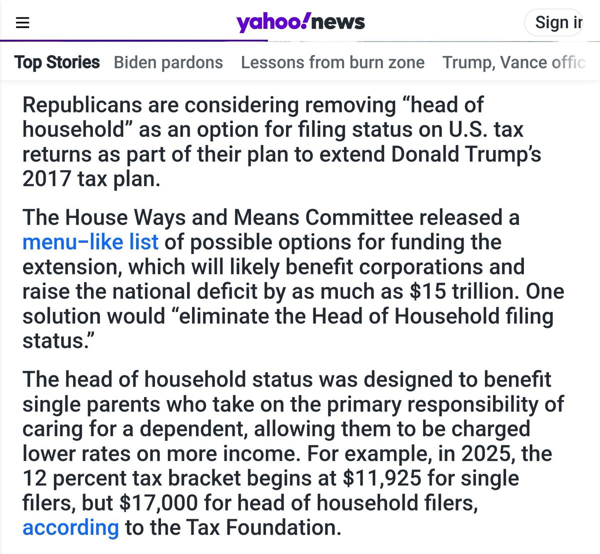 DisavowTrump20's tweet photo. Tax hike on single moms: https://t.co/MUuQcBdim2
