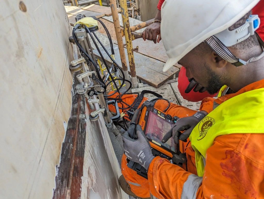 ndt_siui's tweet image. #SyncScan for weld inspection in Cameroon