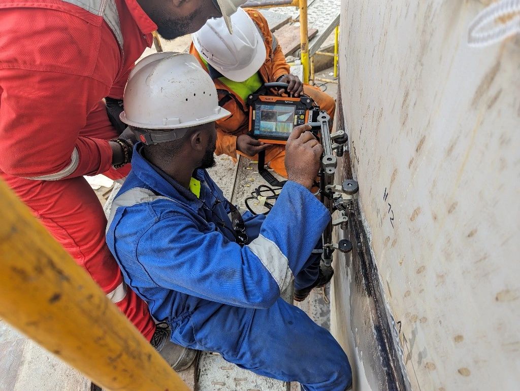 ndt_siui's tweet image. #SyncScan for weld inspection in Cameroon
