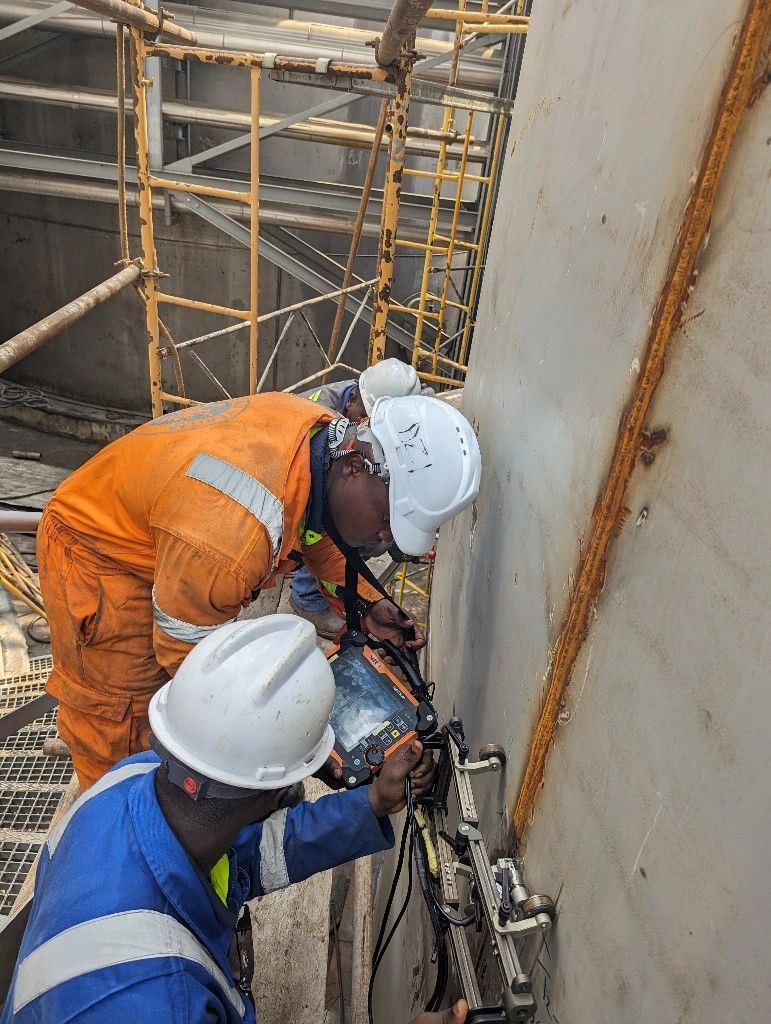 ndt_siui's tweet image. #SyncScan for weld inspection in Cameroon