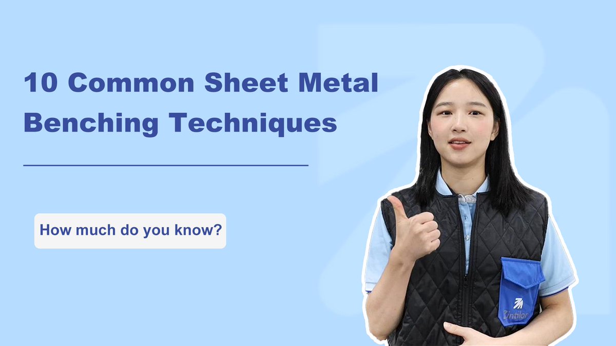 Zintilon's tweet image. We cover 10 essential sheet metal benching techniques including press riveting, bulge riveting, #riveting, bridge piercing, #countersinking, embossing, hole drawing, #tapping, card punching, hole expansion.

Click here to learn more: youtu.be/KqzJ-s6kARY?si…