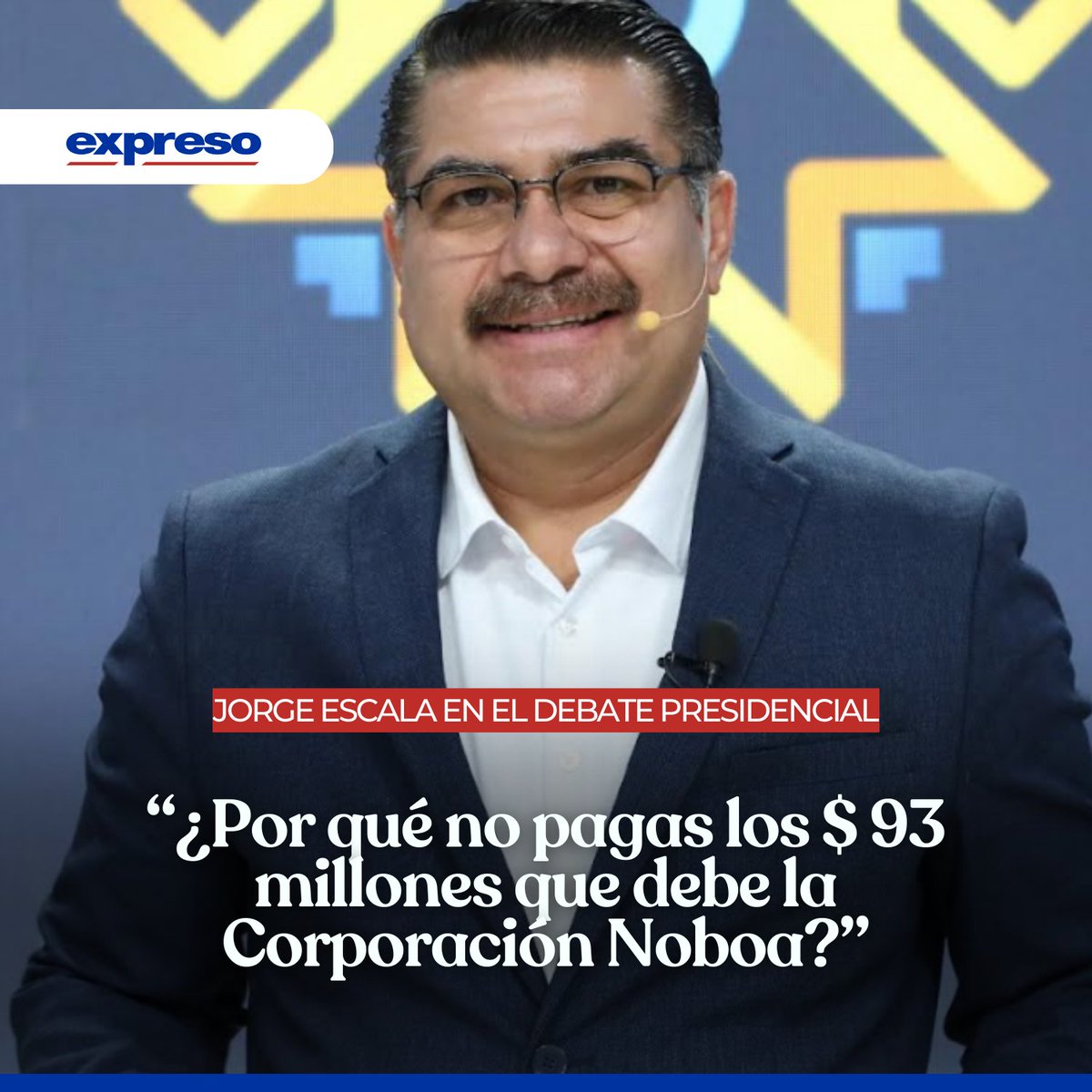Expresoec's tweet photo. En el primer grupo del debate presidencial, el profesor Jorge Escala, candidato de Unidad Popular, enfrentó a Daniel Noboa, de ADN. En redes sociales, internautas señalan que es quien mejor lo interpeló.

Revísalo aquí 👉 https://t.co/tyyTu9a2eQ https://t.co/pcAC6uMKlJ