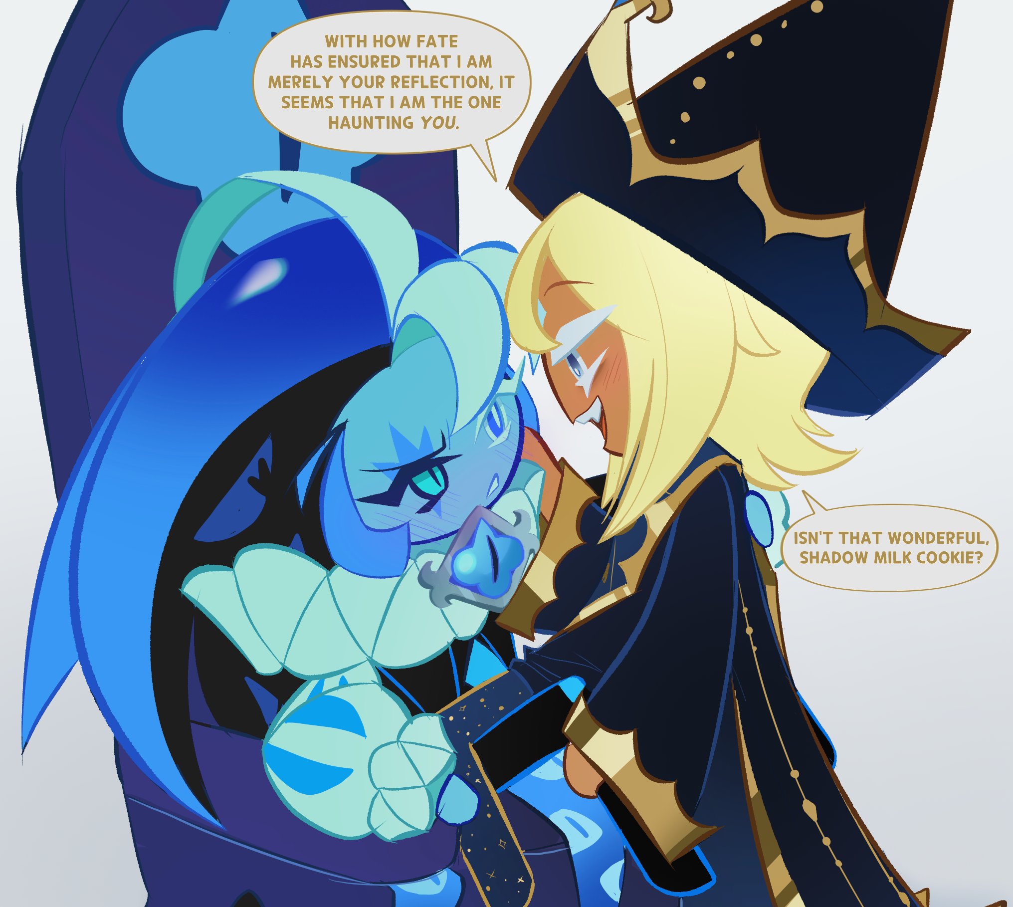 ☃️ Emily Echevarria ☃️ on X: Lil shadowvani drawing based on a fic by  @StarlightNowheres on Ao3!! Link will be below, its so peak yall should  go read it 💙📷 shadowvanilla shadowmilkcookie 