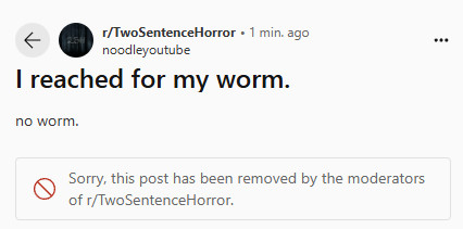 FlourForrest's tweet image. horror.