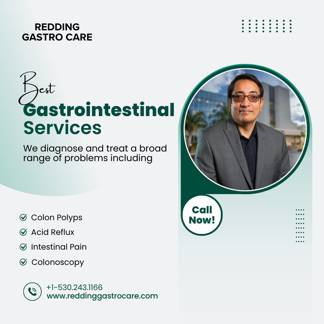 Gastro_11's tweet image. At Redding GastroCare, we offer the best gastrointestinal services to diagnose and treat a wide range of issues, including #Colonoscopy, #AcidReflux, Intestinal Pain, and #ColonPolyps. Your digestive health is our priority! #ReddingGastroCare #ColonoscopyScreening #AcidReflux