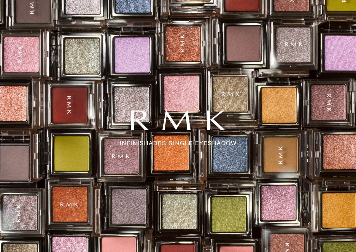 RMKから全24色のシングルアイシャドウが登場❣️ 「インフィニシェイド