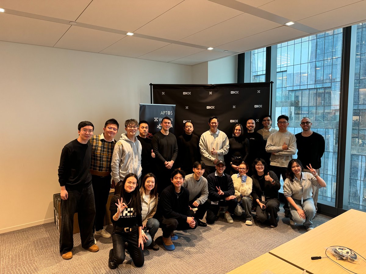 wallet's tweet photo. Building a stronger onchain ecosystem together with @Aptos, @AnkaaLabs &amp; @OKX_Ventures at our meetup in 🗽🍎 https://t.co/04hI8GgjUj