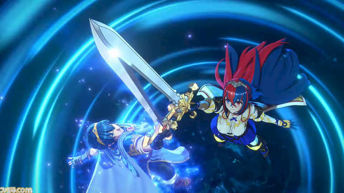famitsu's tweet photo. 【今日は何の日？】
2023年1月20日『ファイアーエムブレム エンゲージ』が発売。今年で2周年
https://t.co/ZakI0UiXFh

紋章士が宿る12個の指輪を集める旅へ。歴代シリーズ作の英雄たちと共闘する新システムが熱かった。三すくみやRPG感覚のワールドマップも復活。

#FEエンゲージ https://t.co/Tea1gODuAf