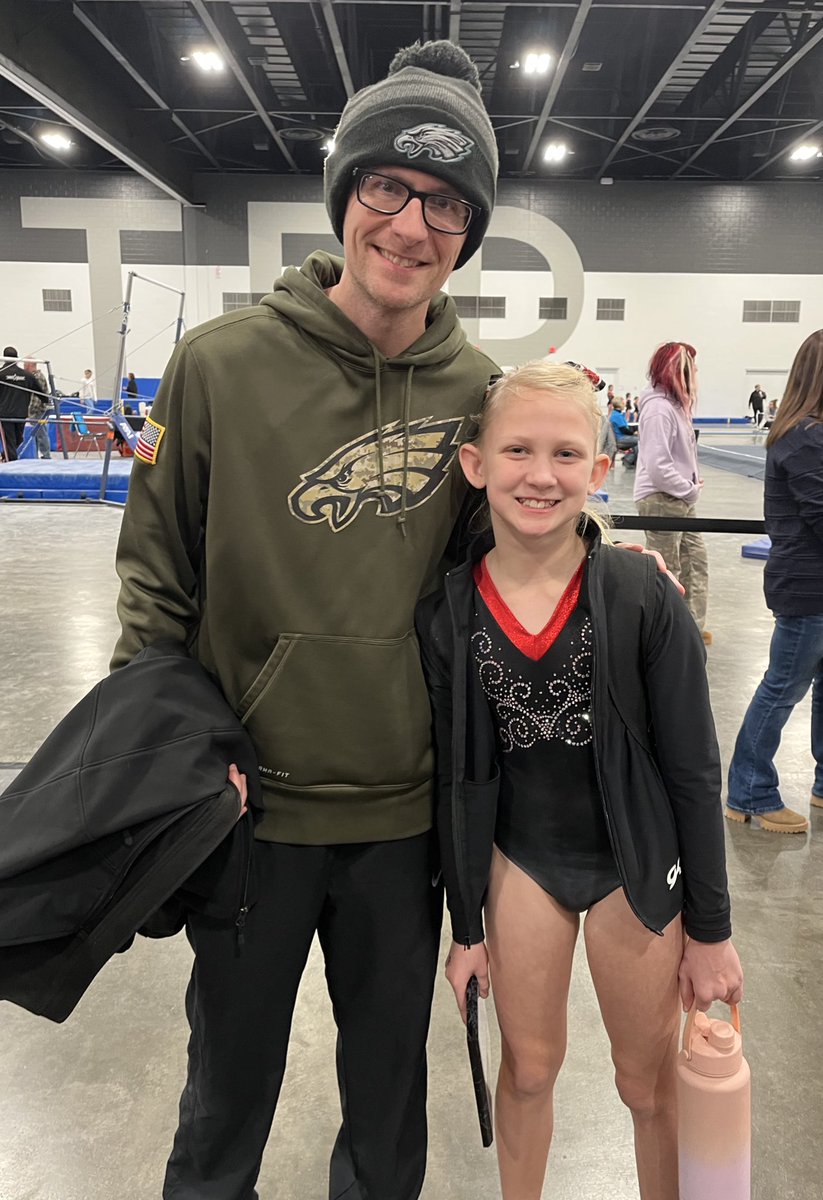 Had a blast supporting Nat today! Proud of you! 🤸