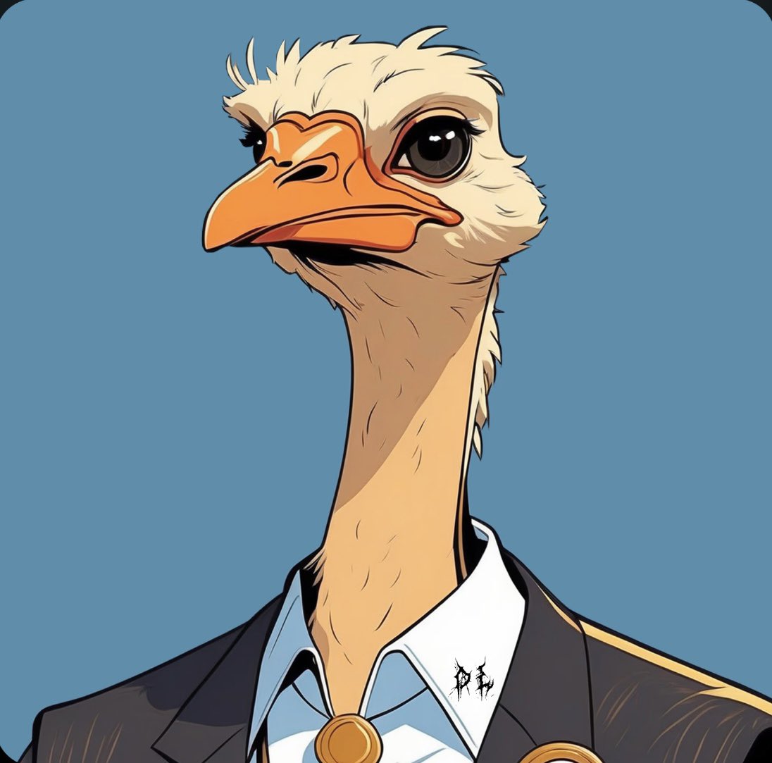 OstrichOverClub's tweet photo. 🦩 Meet GoldenCrest 🏅

A true symbol of dignity and leadership, GoldenCrest shines in a refined suit and golden medallion. With wisdom and unwavering resolve, he guides the Ostrich OverClub toward greatness.

👉 Own this masterpiece today: https://t.co/QfPwlPk1ac

#NFT #CryptoArt #DigitalArt #ArtCollectibles #NFTCommunity #GoldenCrest #Leadership #ExclusiveArt #OpenSea #Web3 #Innovation #ArtLovers #NFTForSale #StyleAndVision #Trump #USA