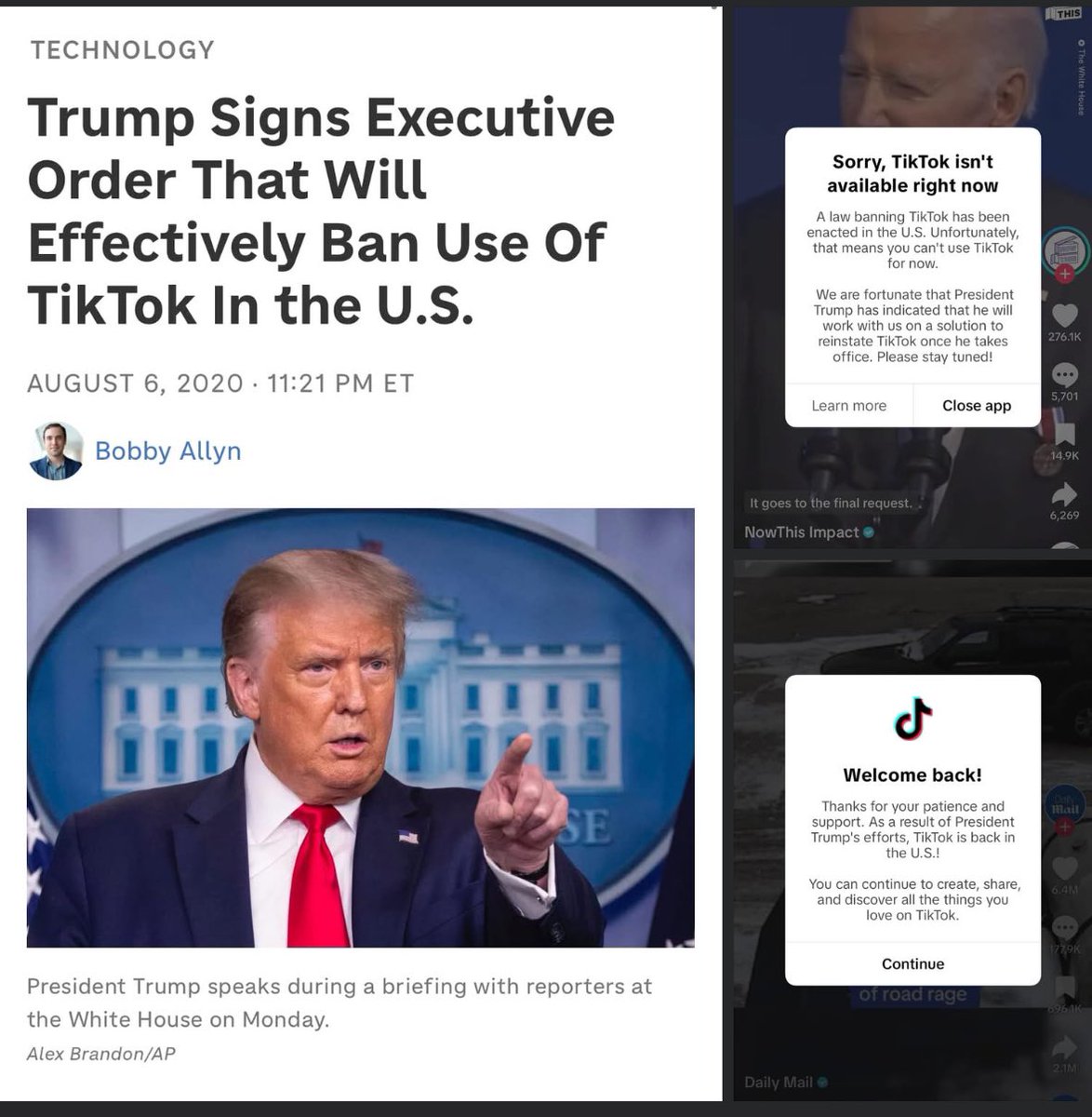 So befo Trump does his lil victory lap as "TikTok's Savior" in 2024, let's remind ourselfs who demanded TikTok’s demise back in 2020.