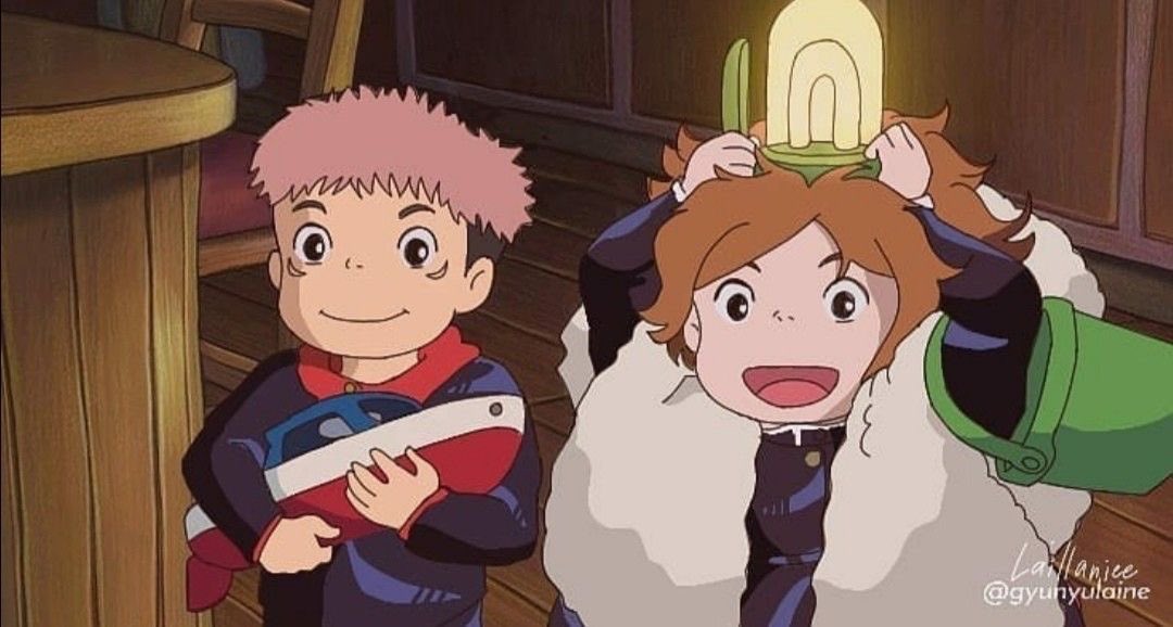 AnimeePost's tweet photo. Jujutsu Kaisen X Studio Ghibli https://t.co/pENo604FQP