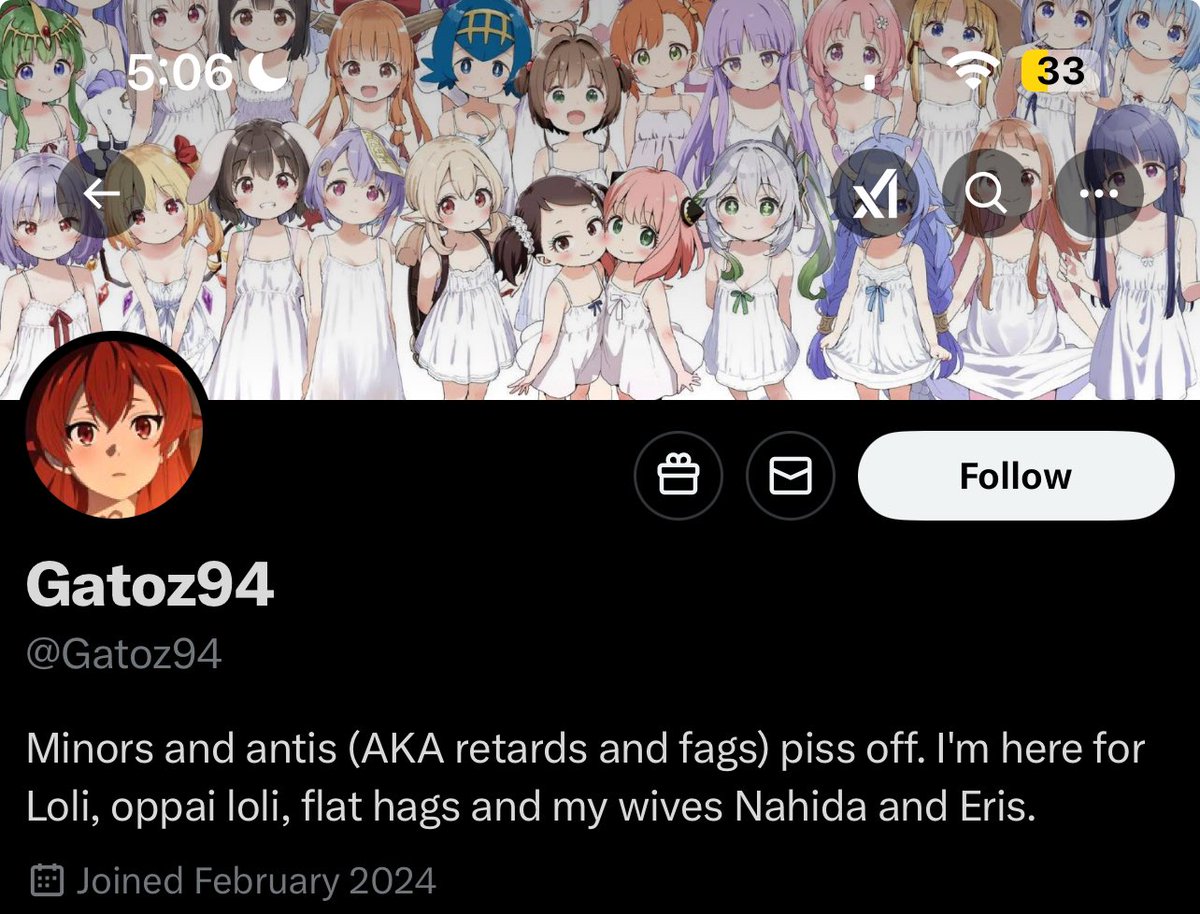StarlinTheSky's tweet photo. Trying to keep this to my alt pred hunting acc (@StarPete97) but I need to make it known that @Gatoz94 is a known pedophile. They post and retweet sexual images of anime children and lolis and it’s not ok. Plz report them https://t.co/CAABSwqsr3