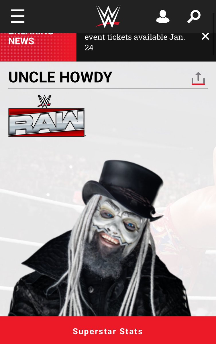 NJ_94 (@nick_j30) on Twitter photo Uncle howdy still down as a raw superstar as are all the Wyatt sicks members on wwe.com 👀 maybe he’s manipulating the master manipulator <a href="/realKILLERkross/">Kevin Robert Kesar</a>
⏳⭕️
<a href="/WrestlingDazeYT/">Wrestling Daze</a> <a href="/BMS453/">Kelly The Wise Lady🧸🦄</a> <a href="/BradyMargison1/">Brady Margison</a> <a href="/wordofwrestling/">Word of Wrestling 🎤⭕️</a> <a href="/MetalMama1987/">MetalMama Brittany</a> Uncle howdy still down as a raw superstar as are all the Wyatt sicks members on wwe.com 👀 maybe he’s manipulating the master manipulator <a href="/realKILLERkross/">Kevin Robert Kesar</a>
⏳⭕️
<a href="/WrestlingDazeYT/">Wrestling Daze</a> <a href="/BMS453/">Kelly The Wise Lady🧸🦄</a> <a href="/BradyMargison1/">Brady Margison</a> <a href="/wordofwrestling/">Word of Wrestling 🎤⭕️</a> <a href="/MetalMama1987/">MetalMama Brittany</a>