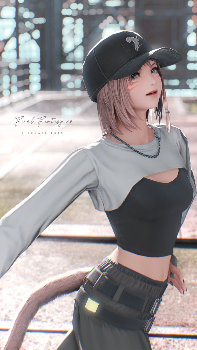 chui_ff14's tweet photo. #おはミコ です☀️
みんなが着てるの見たら結構良さげだったので買ってみたアスレジャー！
#FF14 #ミコッテ https://t.co/ySPdWyEphP