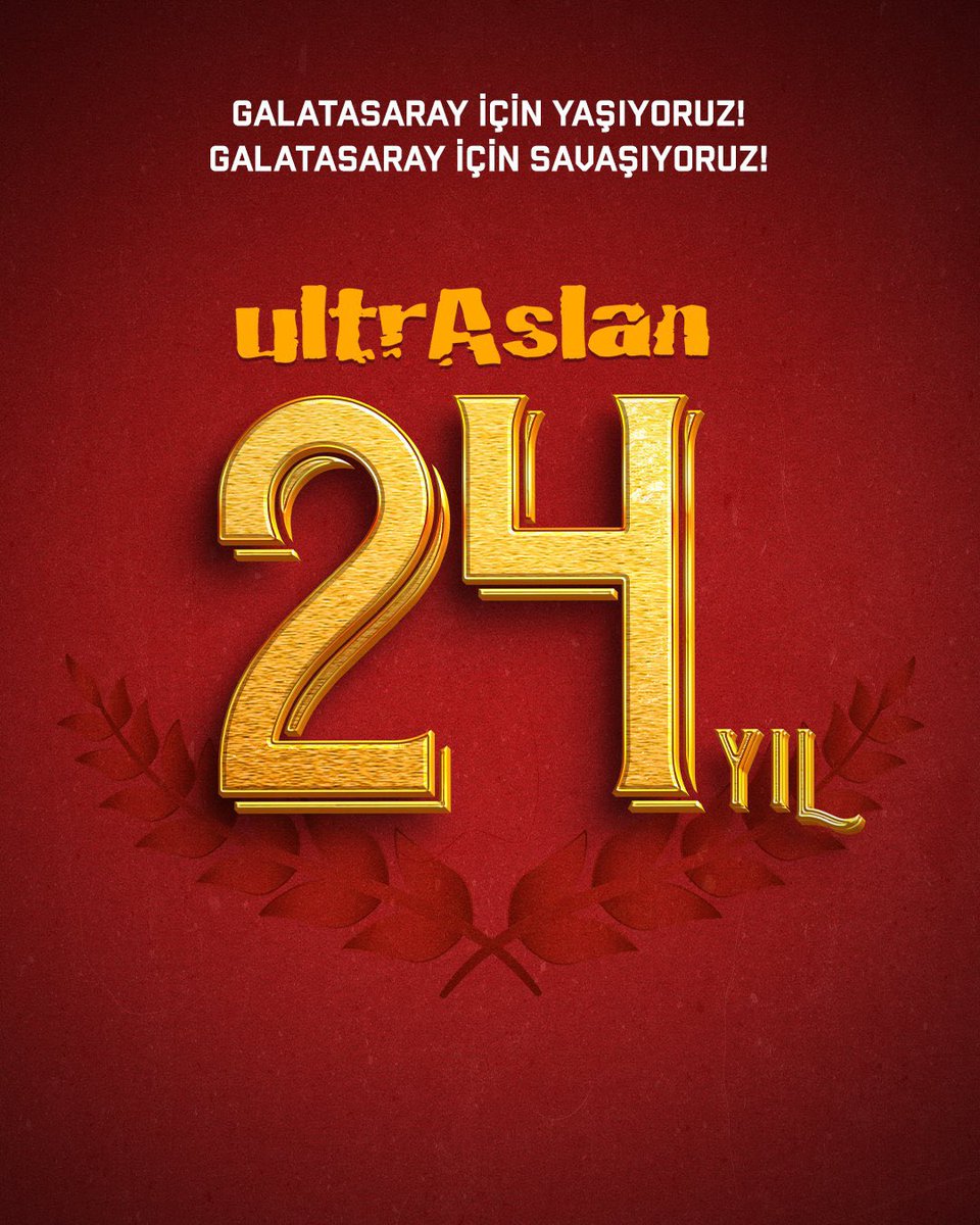 2001 - ∞
40 küsür yıllık Galatasaray Tribünü geleneklerinden doğan, Ali Sami Yen Stadı’nın Kapalı Tribününde yanan kıvılcımı, markalaşarak tüm dünyaya yayan, Dünyanın en büyük en organize taraftar oluşumu #ultrAslan 24 YAŞINDA!

OMUZ OMUZA NİCE YILLARA!