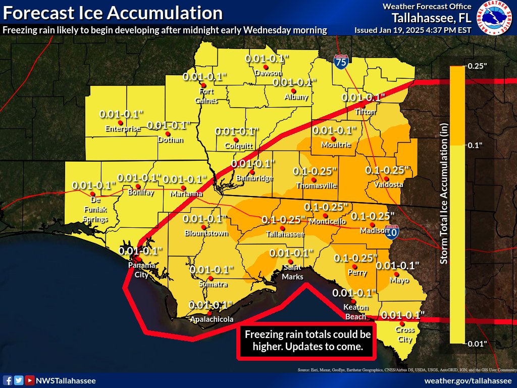 NWS Tallahassee tweet media