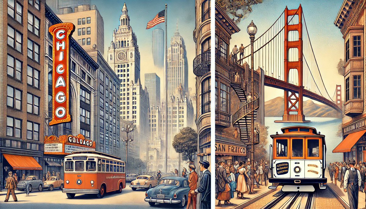 Think you know the unique connections between #SanFrancisco and #Chicago? 🌉🏙️ Test your knowledge with my 20-question quiz! See how well you score! ➡️ #CitySynergies #TriviaFun claude.site/artifacts/6a1a…