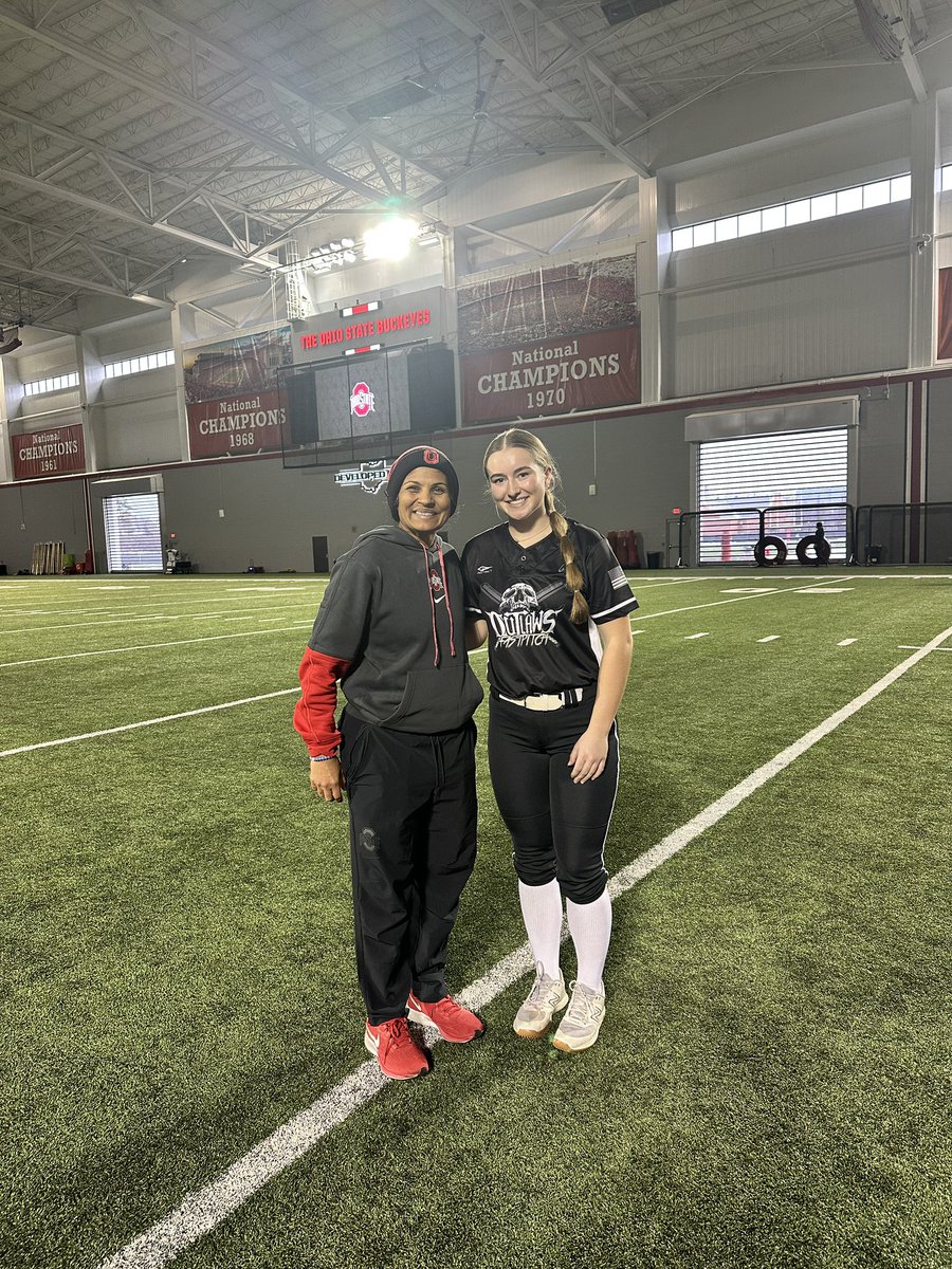 Makenna Hartley (@makennahartley1) on Twitter photo Had a great time at <a href="/OhioStateSB/">Ohio State Softball</a> today! I loved all of the new hitting drills that I learned. Thank you to all of the coaches and players for putting on an awesome camp! <a href="/Coach2K_OSU/">Kirin Kumar</a> <a href="/CoachCourtOSU/">Courtney Vierstra</a> @CoachNolanOSU <a href="/Coach_mcGuem/">Matthew Guemmer</a> <a href="/outlawspope16U/">Ohio Outlaws Premier 16U Pope</a> <a href="/PickNorthSB/">Pickerington North Softball</a> Had a great time at <a href="/OhioStateSB/">Ohio State Softball</a> today! I loved all of the new hitting drills that I learned. Thank you to all of the coaches and players for putting on an awesome camp! <a href="/Coach2K_OSU/">Kirin Kumar</a> <a href="/CoachCourtOSU/">Courtney Vierstra</a> @CoachNolanOSU <a href="/Coach_mcGuem/">Matthew Guemmer</a> <a href="/outlawspope16U/">Ohio Outlaws Premier 16U Pope</a> <a href="/PickNorthSB/">Pickerington North Softball</a>