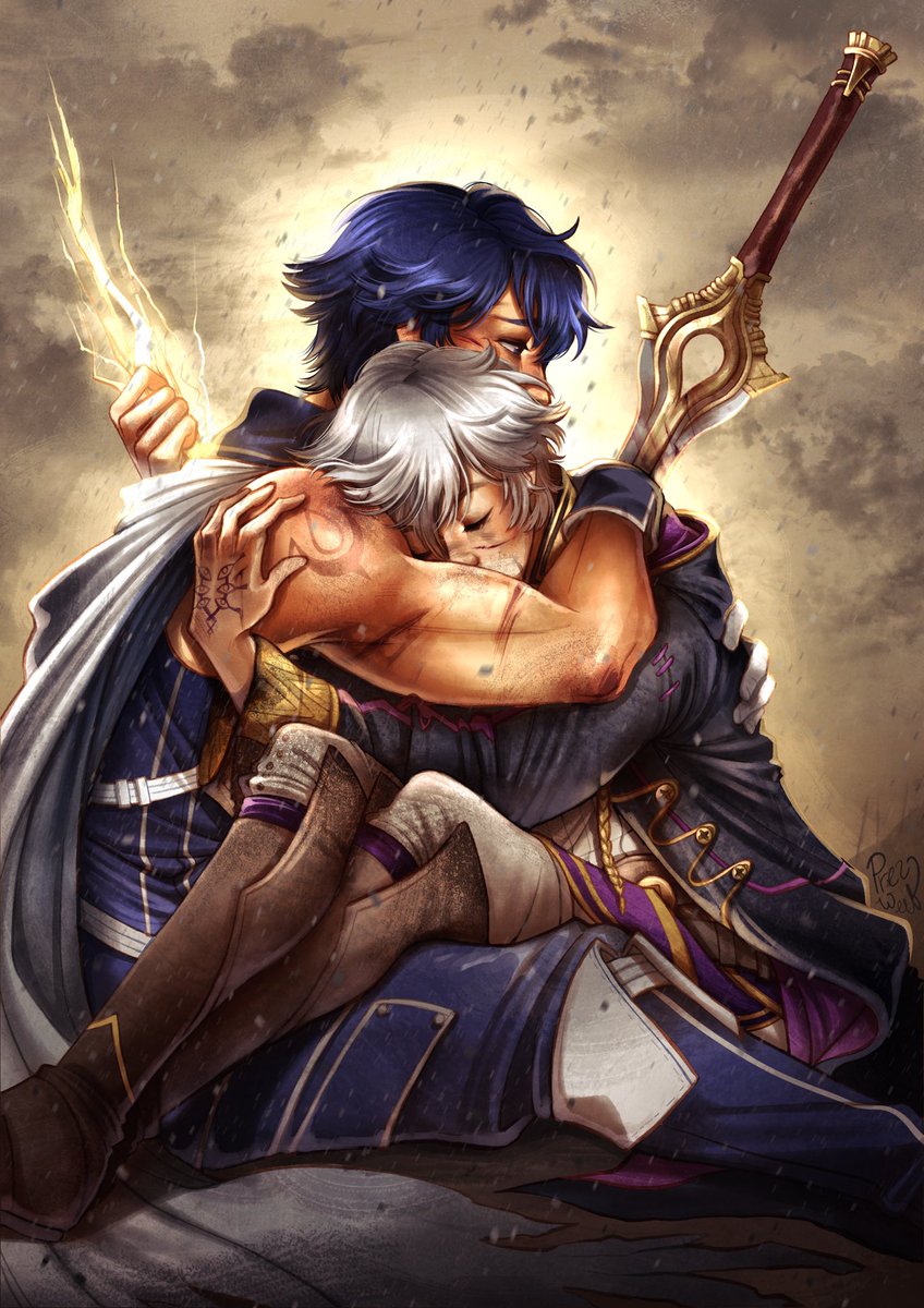 The wind on my back and the sword at my side #FireEmblemAwakening #CHROM #ROBIN