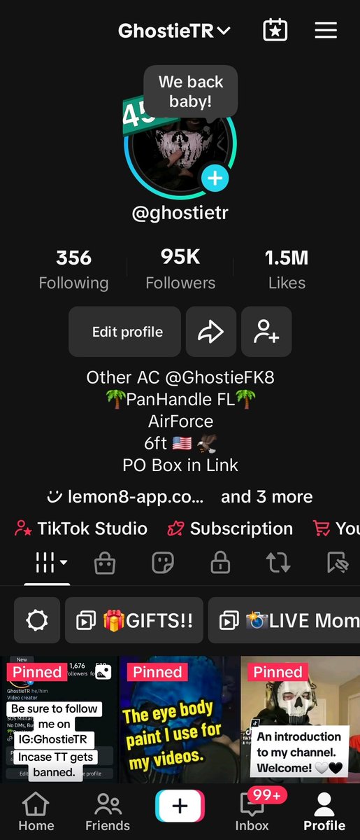WE ARE BACK BABY!
#tiktok #ghostietr