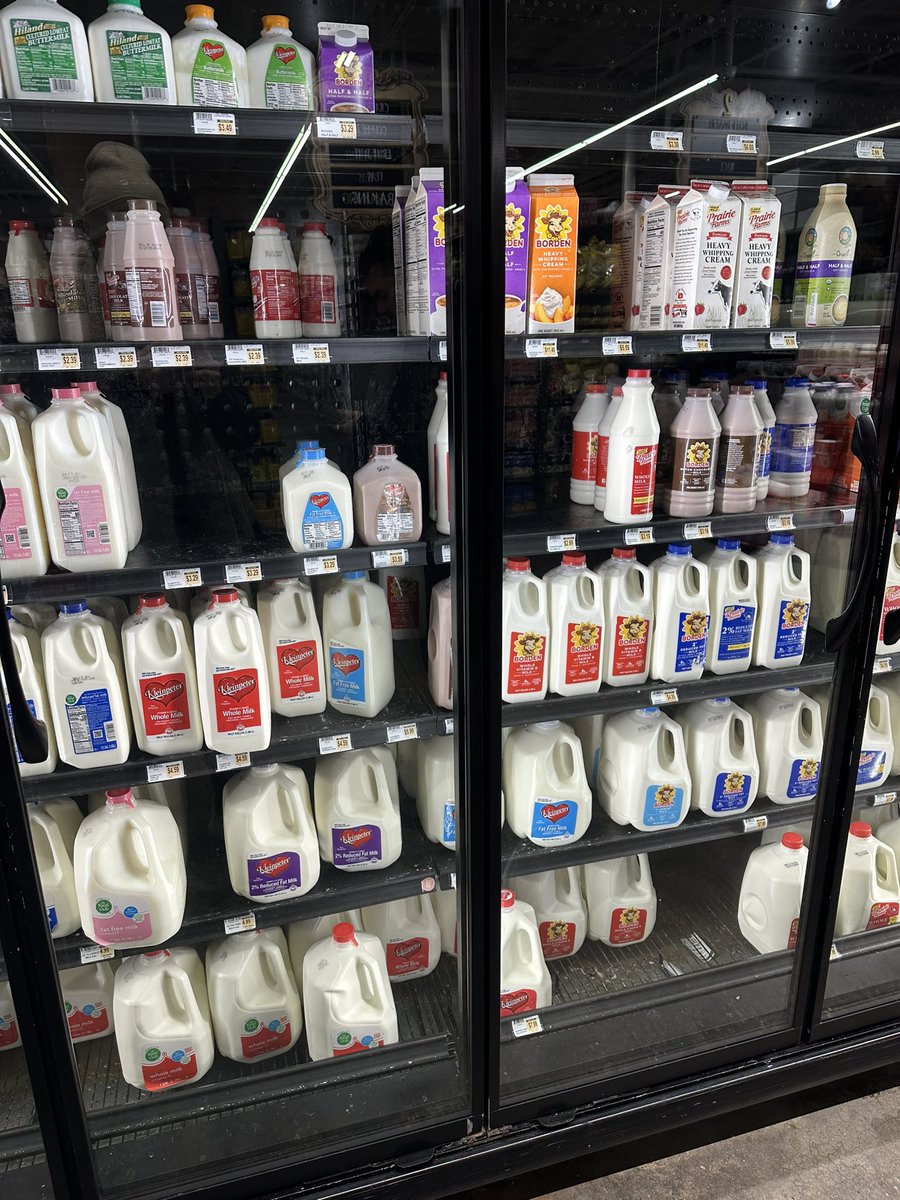 Glad to see New Orleanians don’t rush to get milk during a winter storm but all the andouille sausage was gone 😂😂