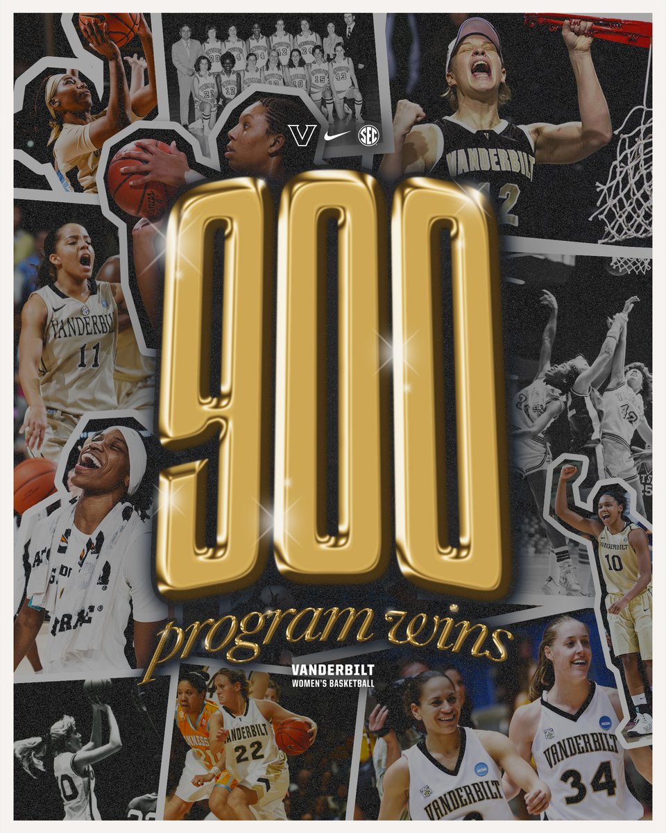 With a 71-70 win over Tennessee, Vanderbilt Women's Basketball picks up win number 9️⃣0️⃣0️⃣

#AnchorDown