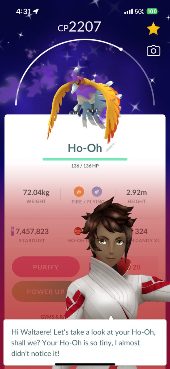 Waltaere's tweet photo. Shiny Shadow Ho-Oh 🫨🫨🫨🫨 #pokemongo #shinyshadowhooh #shadowhooh https://t.co/lZflTxg3r1