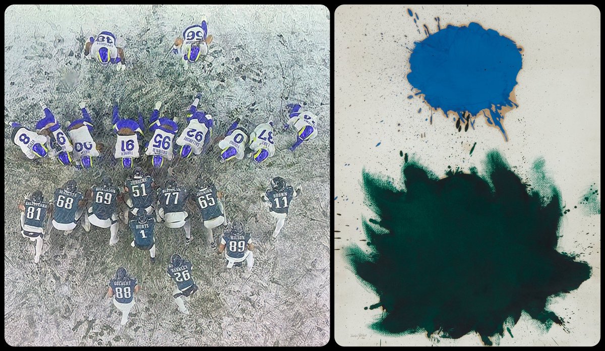 <a href="/SharpFootball/">Warren Sharp</a> Blue Smash, by Adolph Gottlieb, 1960
