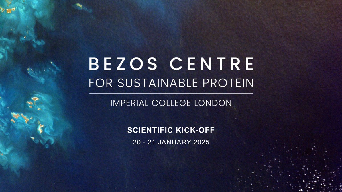 Bezos Centre for Sustainable Protein (@bezoscentre) on Twitter photo 📢Our Scientific Kick-Off event starts today!
We're bringing together academics, industry experts, and policymakers to explore advancements in the sustainable and alternative protein field 🌍🌿
➡️imperial.ac.uk/events/188073/…
#BezosCentreImperial #BCSP2025 #BezosCentreKickOff2025 📢Our Scientific Kick-Off event starts today!
We're bringing together academics, industry experts, and policymakers to explore advancements in the sustainable and alternative protein field 🌍🌿
➡️imperial.ac.uk/events/188073/…
#BezosCentreImperial #BCSP2025 #BezosCentreKickOff2025